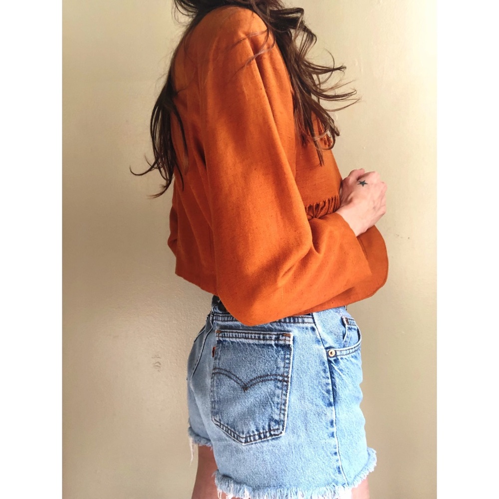 Vintage fringe blazer - Picture 7 of 8